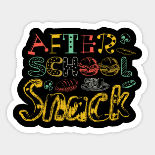 After School Snack Sticker